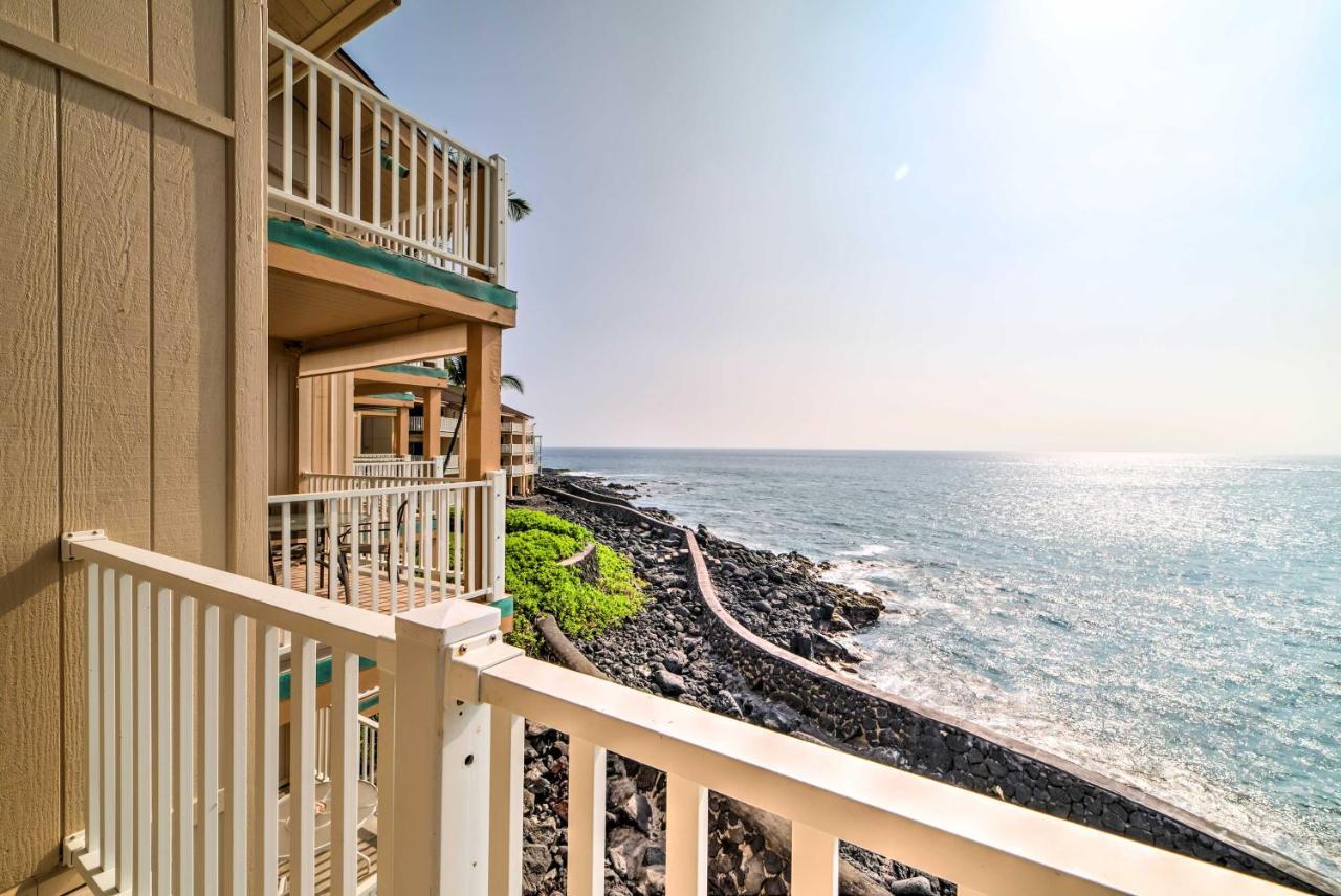 Oceanfront Kailua-Kona Townhome With Pool And Views! Bagian luar foto