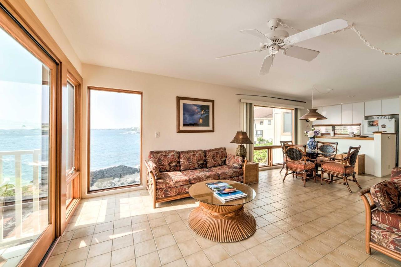 Oceanfront Kailua-Kona Townhome With Pool And Views! Bagian luar foto