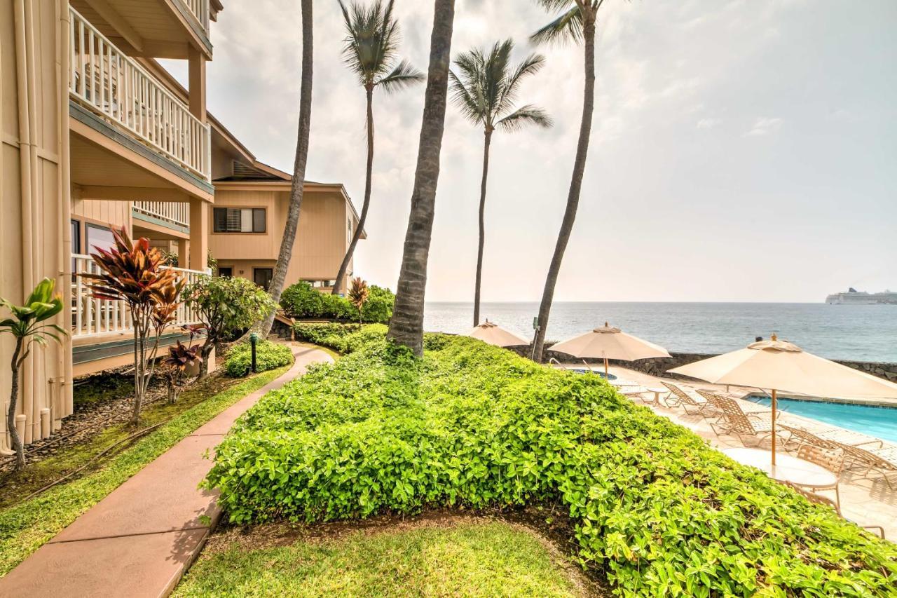 Oceanfront Kailua-Kona Townhome With Pool And Views! Bagian luar foto