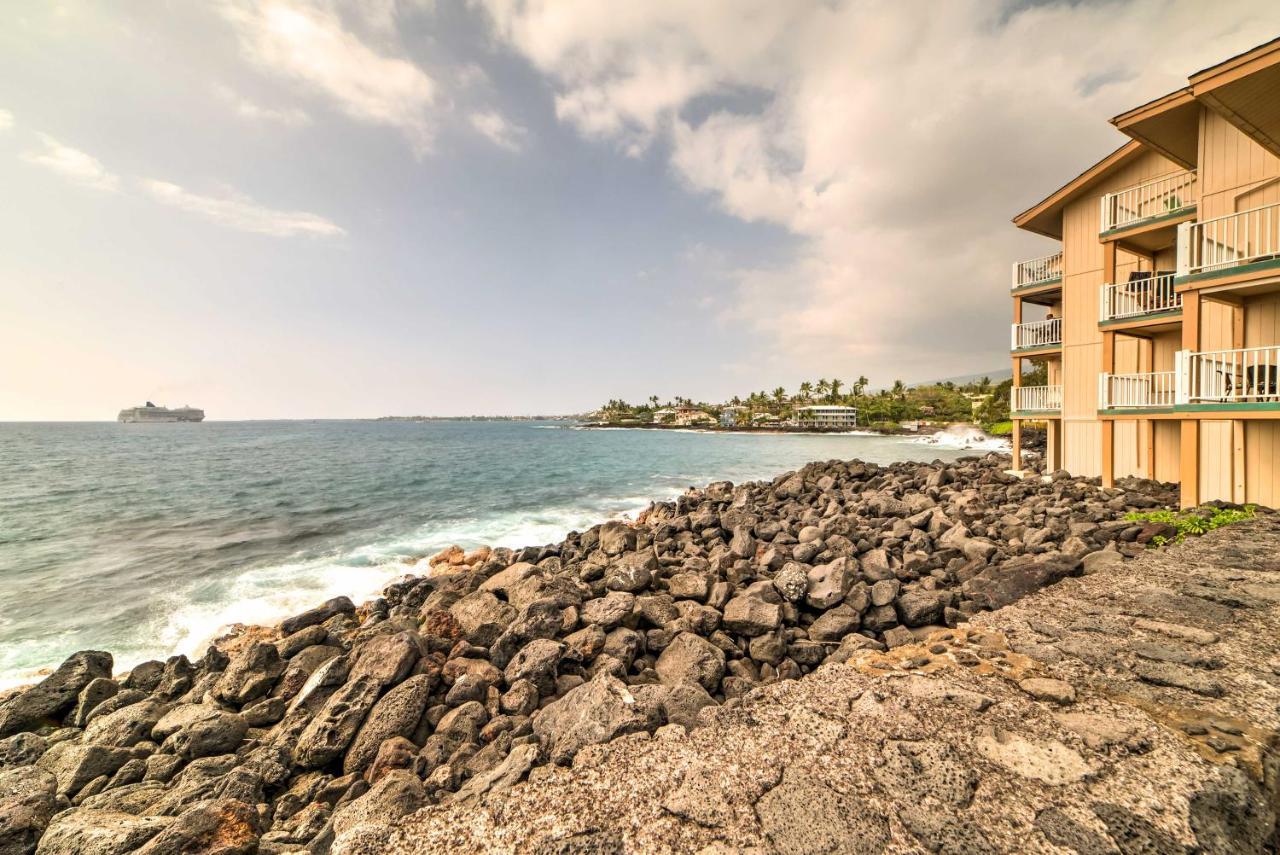 Oceanfront Kailua-Kona Townhome With Pool And Views! Bagian luar foto